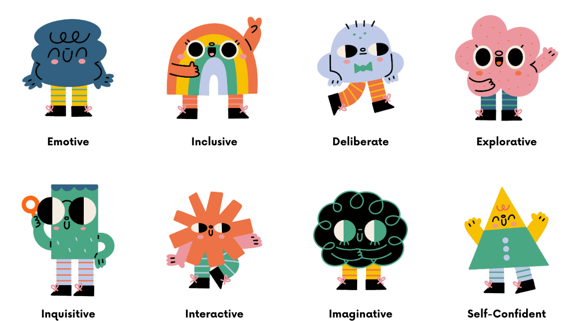 Junebug Character Illustrations